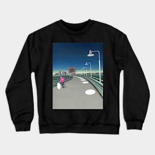 guy billout dark art Crewneck Sweatshirt